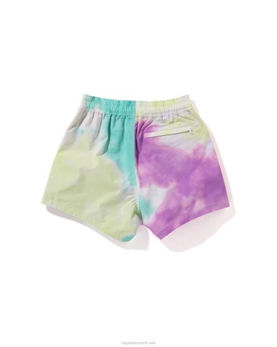 A Bathing Ape Kvinder one point tie dye shorts HH6J990 caise