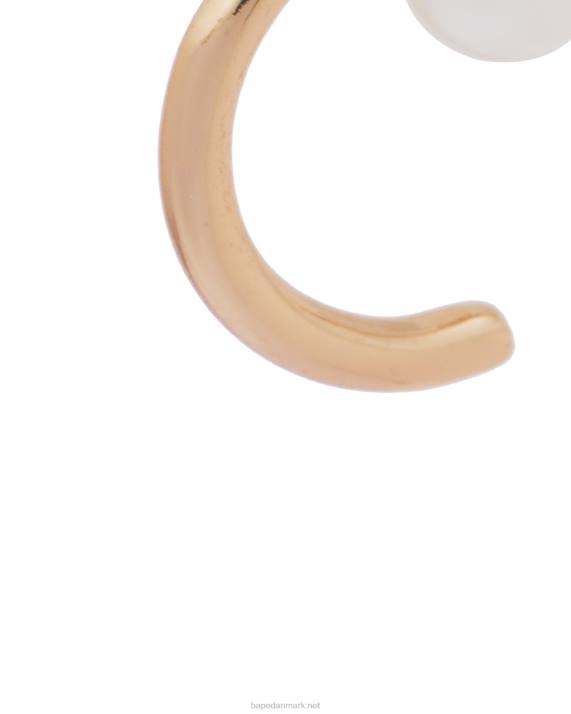 A Bathing Ape Kvinder perle og stjerne clip-on øreringe HH6J1127 guld