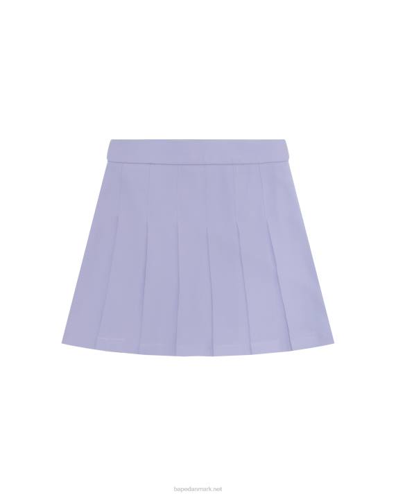 A Bathing Ape Kvinder plisseret mini-nederdel HH6J968 røget drue