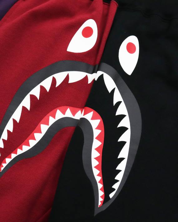 A Bathing Ape Kvinder skøre haj sweat pants HH6J1047 sort