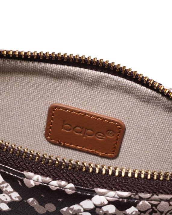 A Bathing Ape Kvinder slange mønster håndtaske HH6J1108 beige