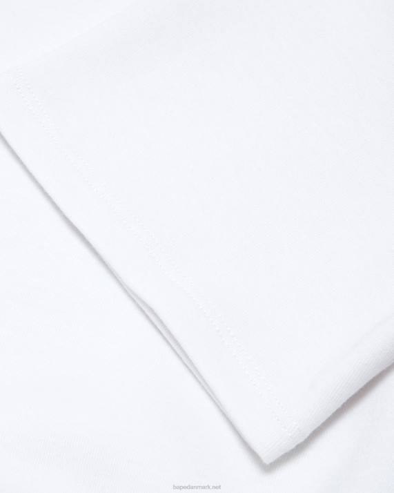 A Bathing Ape Kvinder sweatshirt med croppet logo HH6J945 hvid