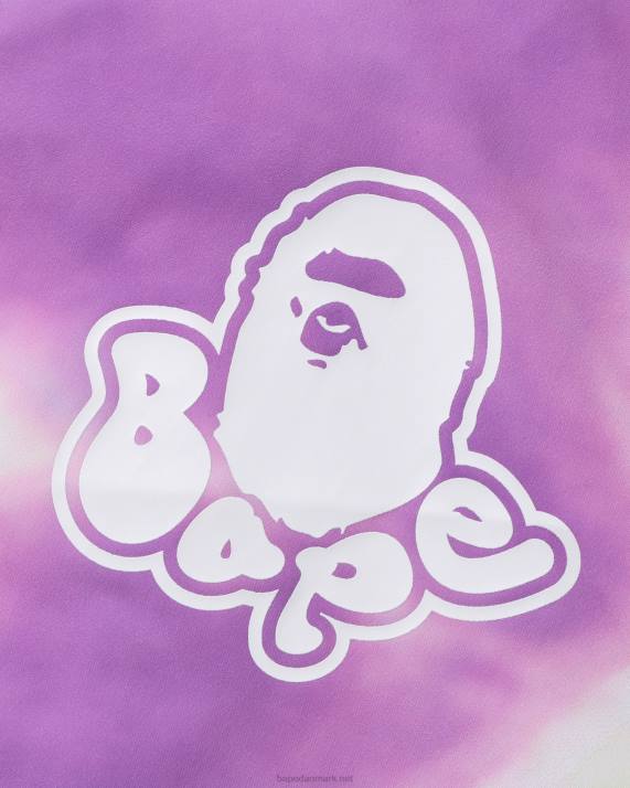 A Bathing Ape Kvinder tie-dye oversized hættetrøjejakke med fuld lynlås HH6J995 caise