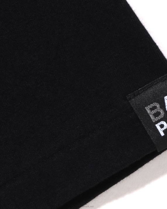 A Bathing Ape Kvinder x apc en bred t-shirt HH6J900 sort