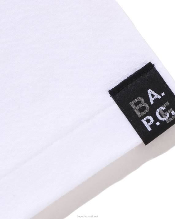 A Bathing Ape Kvinder x apc en bred t-shirt HH6J901 hvid
