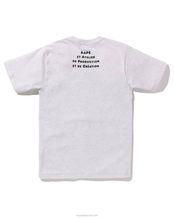 A Bathing Ape Kvinder x apc milo bred t-shirt HH6J903 grå