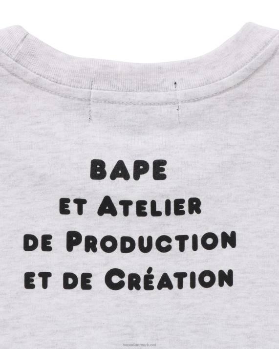 A Bathing Ape Kvinder x apc milo bred t-shirt HH6J903 grå