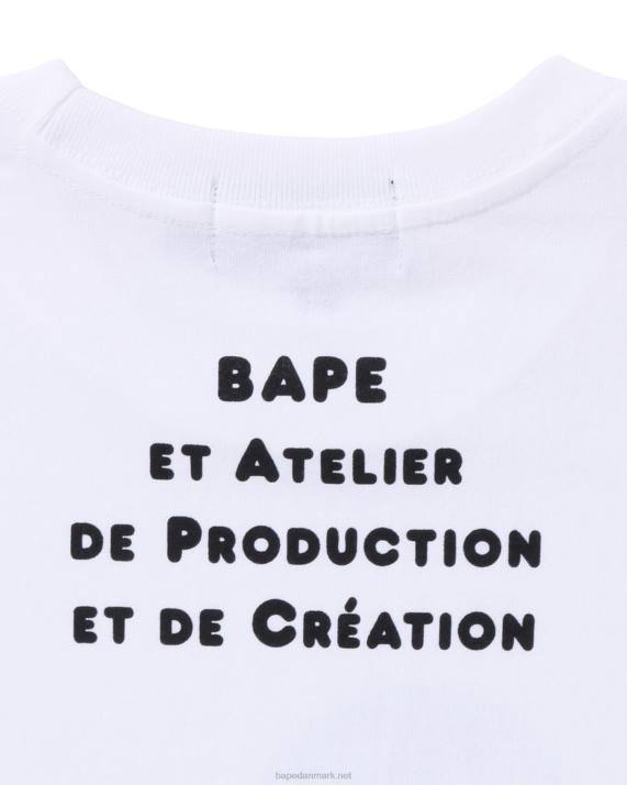 A Bathing Ape Kvinder x apc milo bred t-shirt HH6J904 hvid