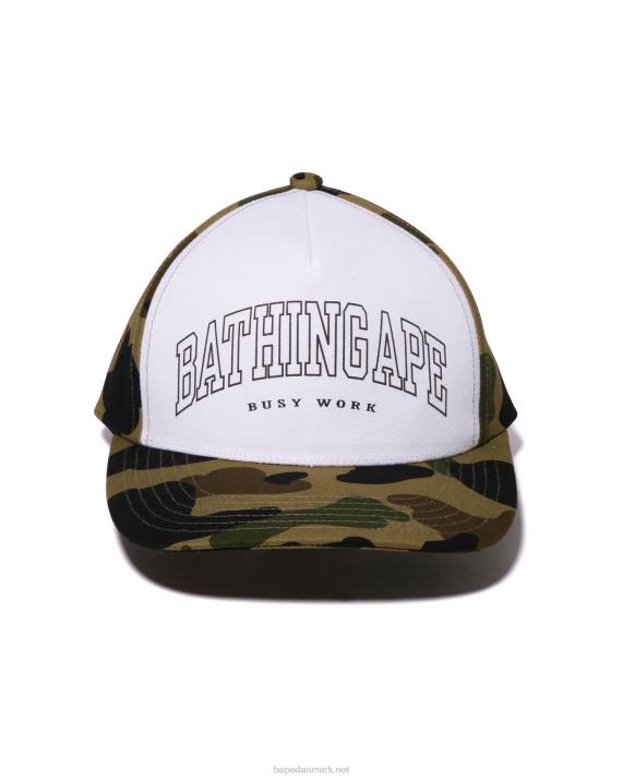 A Bathing Ape Mænd 1 camo cap HH6J471 militærgrøn