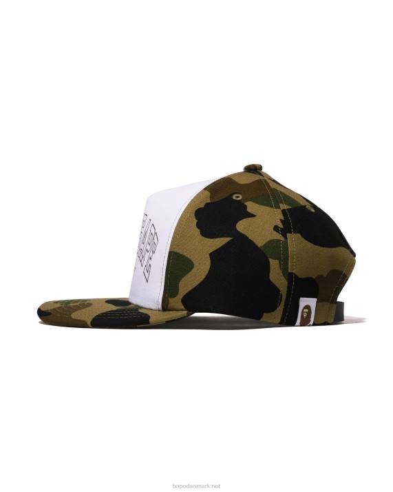 A Bathing Ape Mænd 1 camo cap HH6J471 militærgrøn