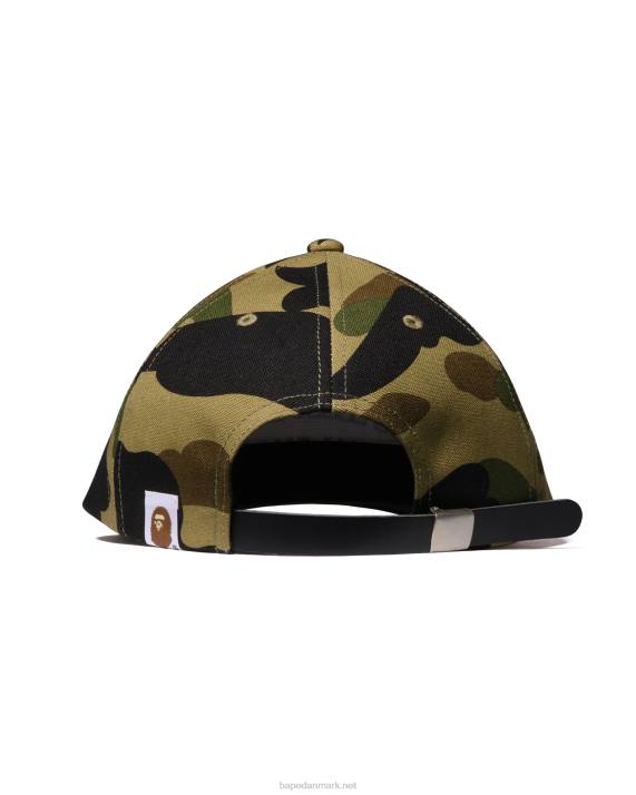 A Bathing Ape Mænd 1 camo cap HH6J471 militærgrøn