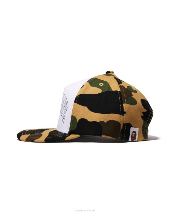 A Bathing Ape Mænd 1 camo cap HH6J472 gul