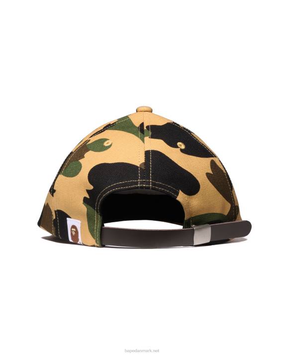 A Bathing Ape Mænd 1 camo cap HH6J472 gul