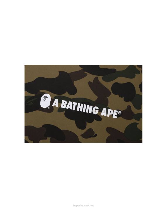 A Bathing Ape Mænd 1 camo firkantet pude HH6J489 militærgrøn