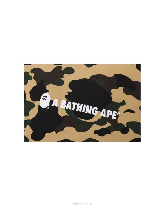 A Bathing Ape Mænd 1 camo firkantet pude HH6J490 gul