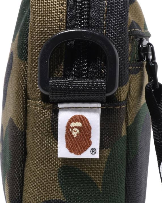 A Bathing Ape Mænd 1 camo mini skuldertaske HH6J468 militærgrøn