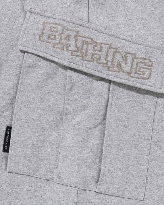 A Bathing Ape Mænd 6-lommers joggingbukser med afslappet pasform HH6J229 grå