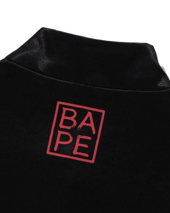 A Bathing Ape Mænd Japansk motiv loose fit kinajakke HH6J113 sort
