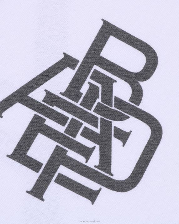 A Bathing Ape Mænd T-shirt med pigment logo HH6J160 hvid