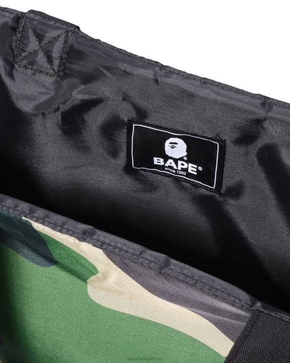 A Bathing Ape Mænd abc camo hoved picnic sæde HH6J572 militærgrøn