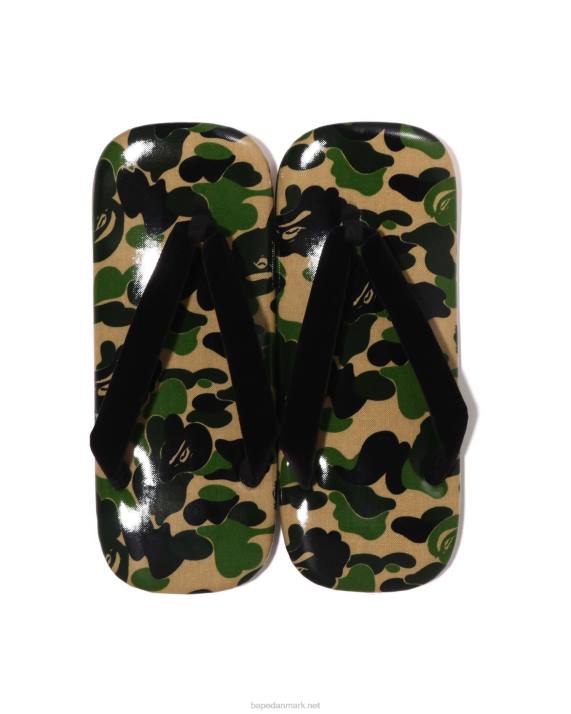A Bathing Ape Mænd abc camo japanske sandaler HH6J667 militærgrøn