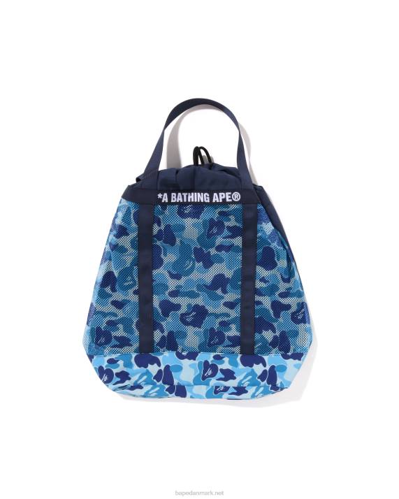 A Bathing Ape Mænd abc camo mesh mulepose HH6J395 lyseblå