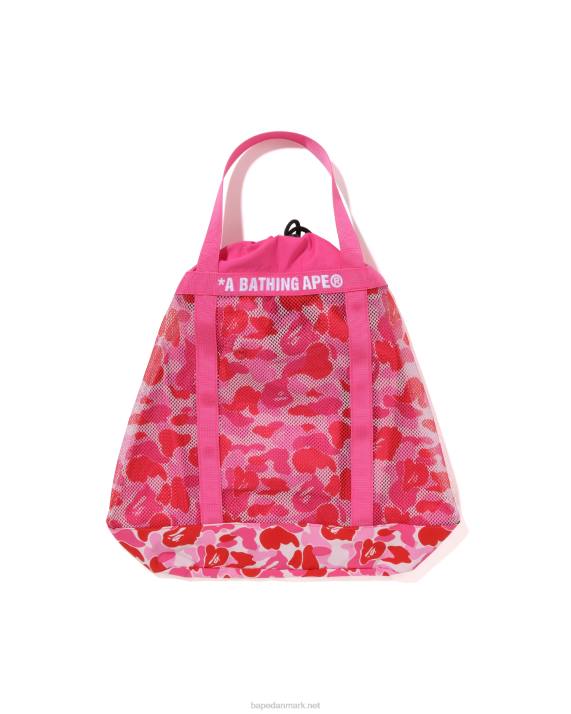 A Bathing Ape Mænd abc camo mesh mulepose HH6J397 lyserød