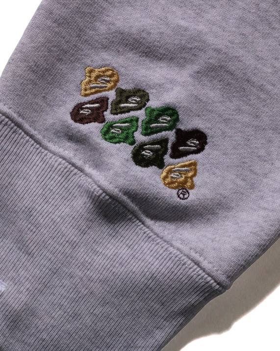 A Bathing Ape Mænd abc camo patch afslappet pasform rund hals HH6J200 grå