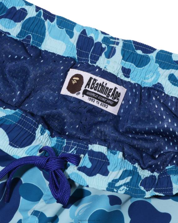 A Bathing Ape Mænd abc camo strandshorts HH6J44 blå