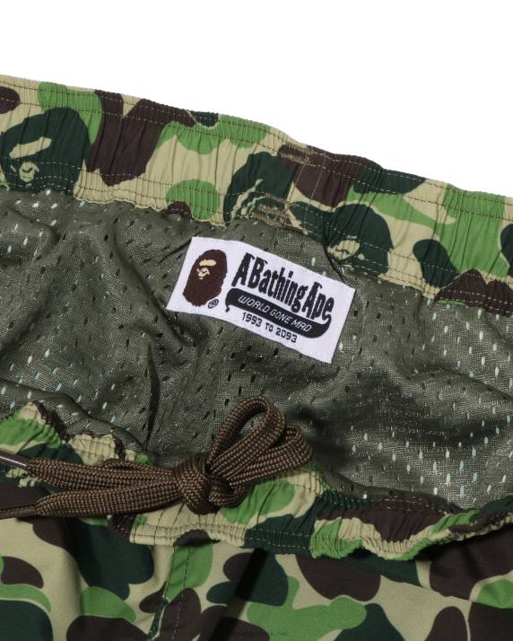 A Bathing Ape Mænd abc camo strandshorts HH6J45 militærgrøn