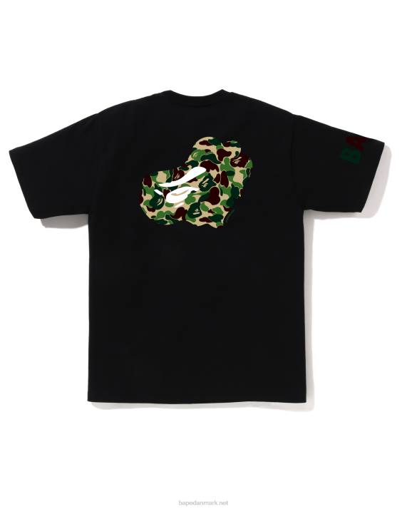 A Bathing Ape Mænd abc camo t-shirt HH6J75 sort