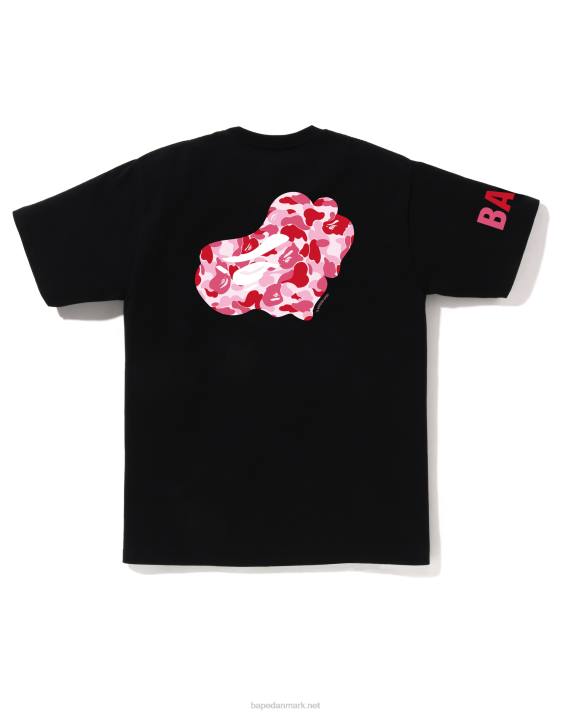 A Bathing Ape Mænd abc camo t-shirt HH6J76 sort
