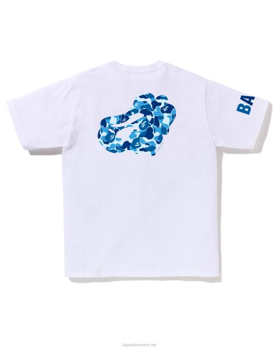 A Bathing Ape Mænd abc camo t-shirt HH6J77 hvid