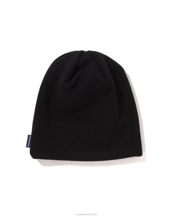 A Bathing Ape Mænd ansigt strikket hue HH6J496 sort