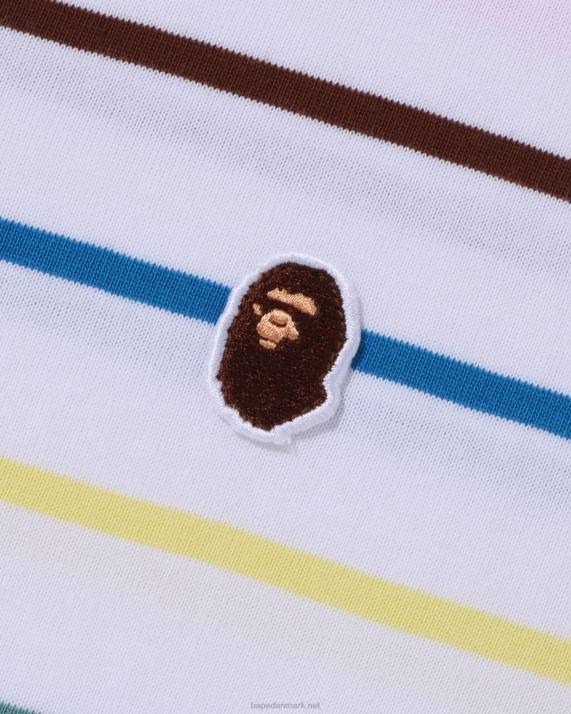 A Bathing Ape Mænd bøjle afslappet pasform t-shirt HH6J290 hvid