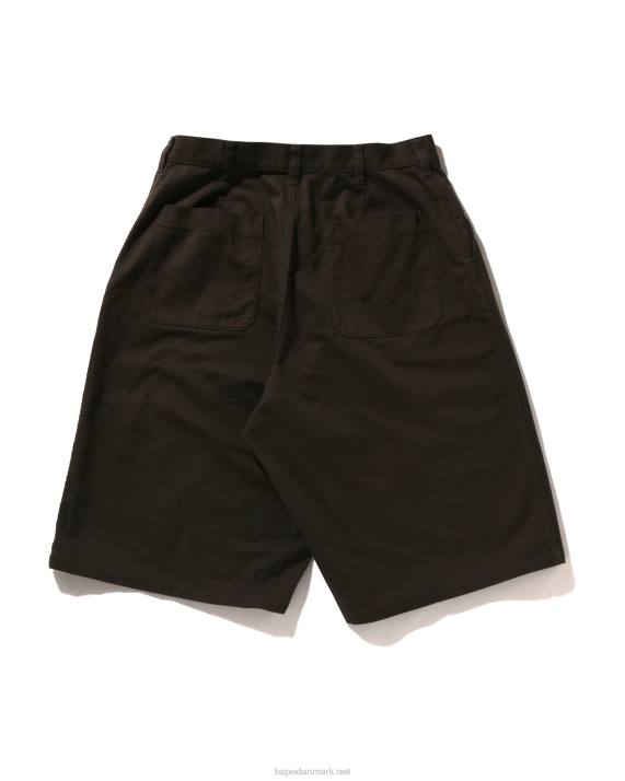 A Bathing Ape Mænd chino-shorts med et punkt med løs pasform HH6J99 mørkegrå