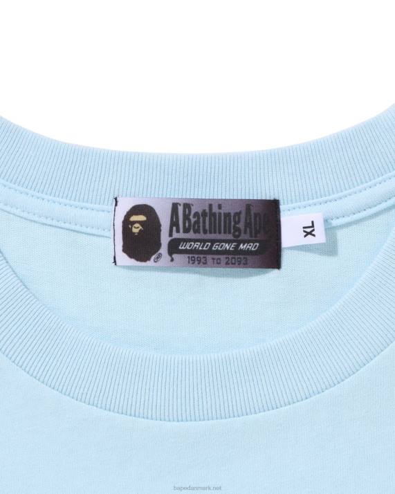 A Bathing Ape Mænd college gradation afslappet pasform t-shirt HH6J175 blå