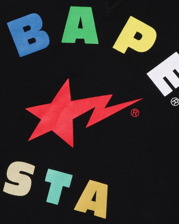 A Bathing Ape Mænd crewneck HH6J359 sort