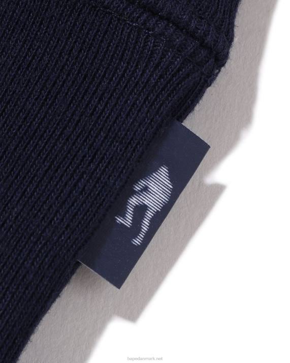 A Bathing Ape Mænd crewneck i afslappet pasform HH6J261 Marine blå