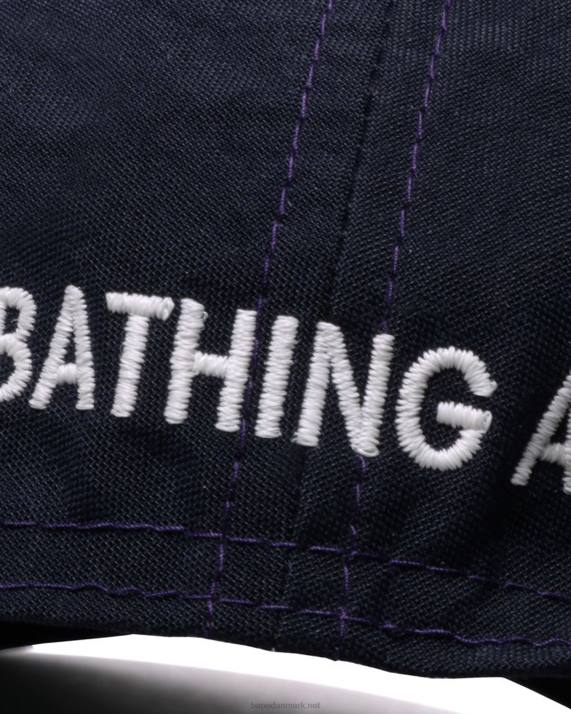 A Bathing Ape Mænd et punkt panelhætte HH6J538 Marine blå