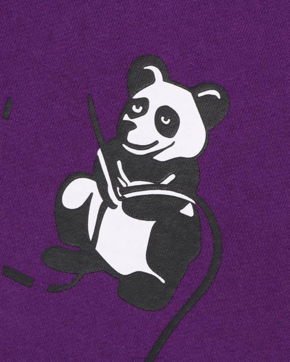A Bathing Ape Mænd farve camo panda hættetrøje med fuld lynlås HH6J187 lilla