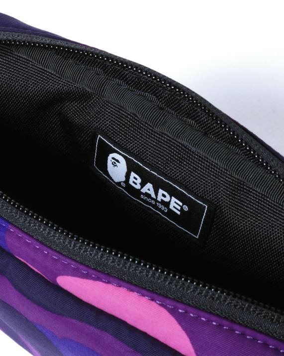 A Bathing Ape Mænd farve camo taljetaske HH6J764 lilla