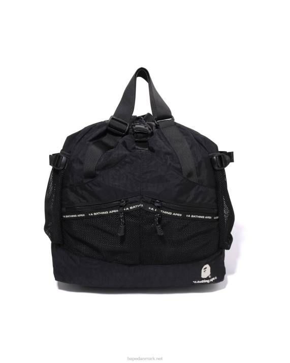A Bathing Ape Mænd farveblokerende multitaske HH6J458 sort