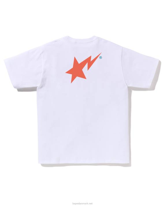 A Bathing Ape Mænd farver logo t-shirt HH6J43 hvid