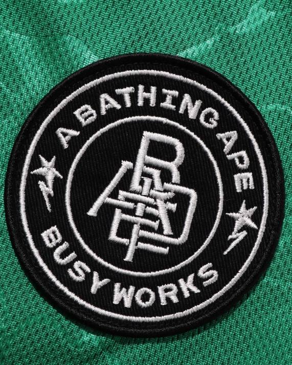 A Bathing Ape Mænd fodbold shorts HH6J357 mynte