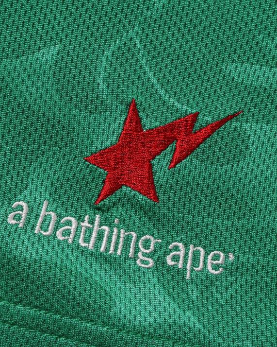 A Bathing Ape Mænd fodbold shorts HH6J357 mynte