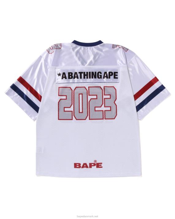 A Bathing Ape Mænd fodboldtrøje HH6J170 hvid