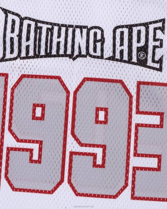 A Bathing Ape Mænd fodboldtrøje HH6J170 hvid