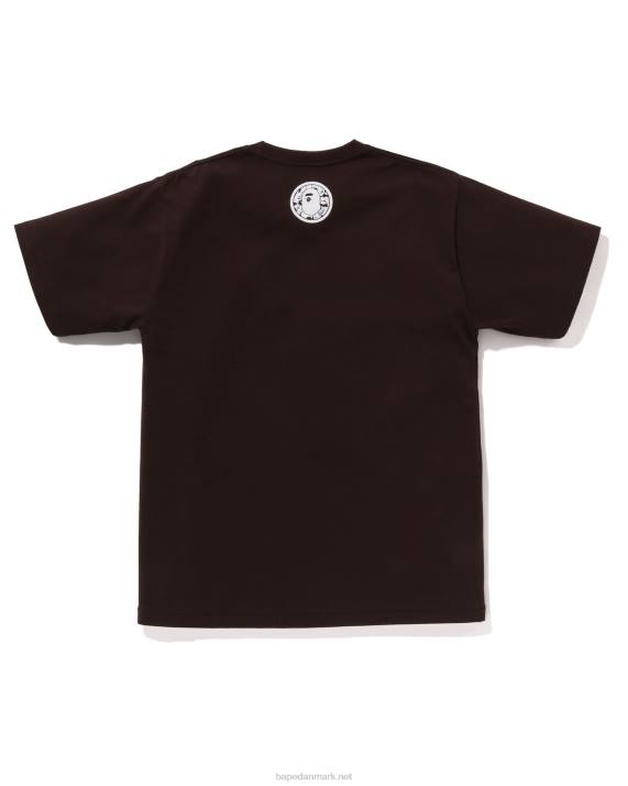 A Bathing Ape Mænd generel kabuto t-shirt HH6J123 Brun