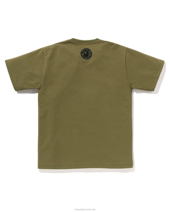 A Bathing Ape Mænd generel kabuto t-shirt HH6J124 mosgrøn
